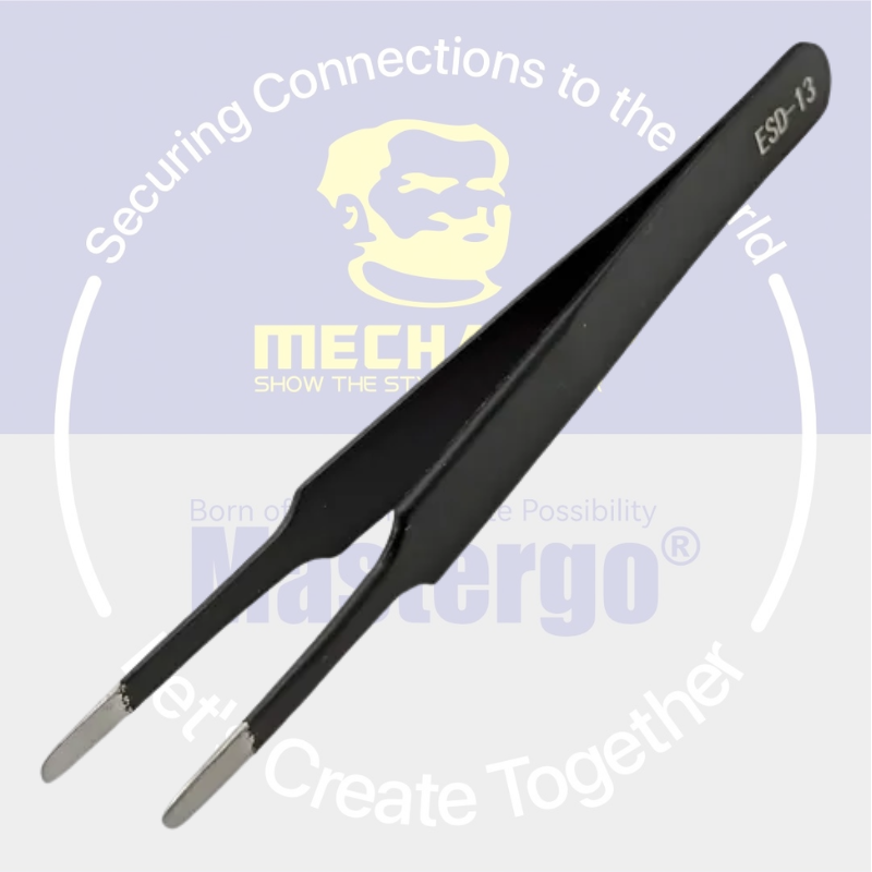 Pinza Antiestatica Punta Recta ESD-13 Mechanic